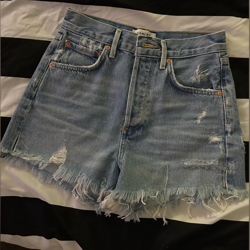 Agolde denim shorts